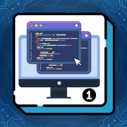 Imagen representando el Curso de Desarrollo Web con HTML y CSS, mostrando código y estructura de una página web.